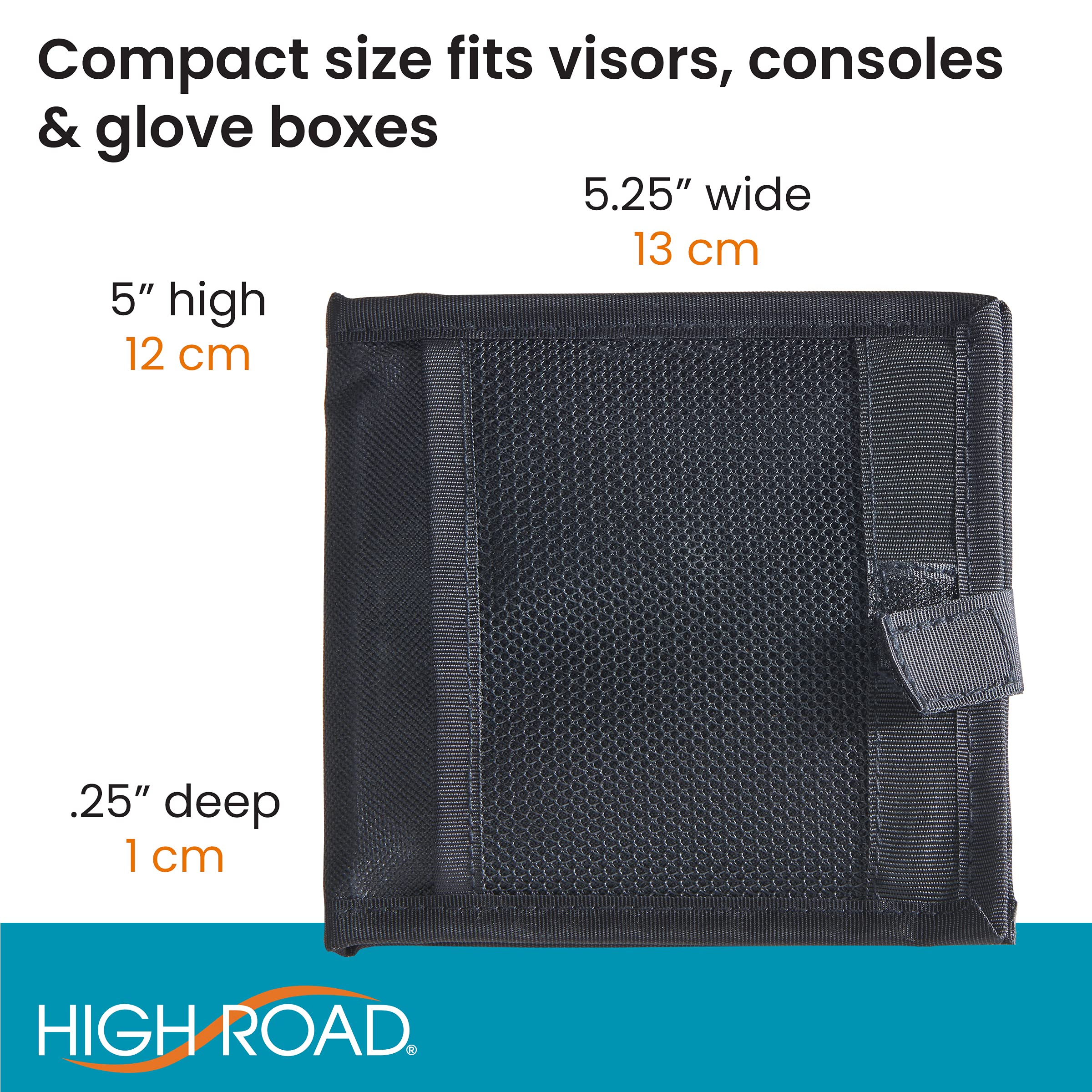 High Road 10-Pack Car Sun Visor Registration and Insurance Card Holder for Trucks and Cargo Vans with 2 Hidden Clear Vinyl Pockets - Image 6