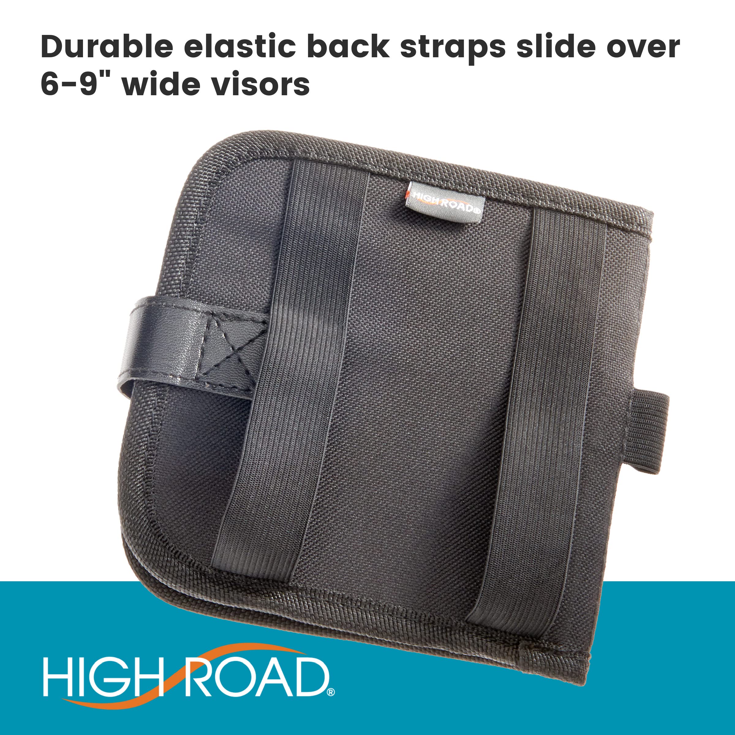 High Road Car Visor Organizer and Registration and Insurance Card Holder with Clear Document Pockets and 3 Card Holders - Vehicle Document Holder for Cars, Trucks and SUVs, Single Pack - Image 5