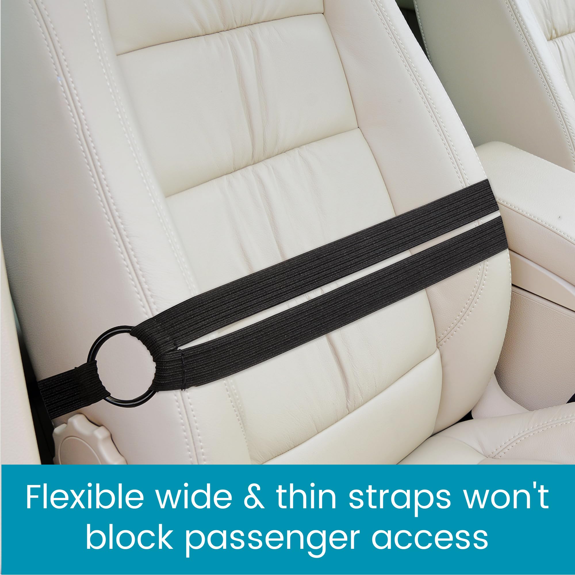 High Road HoldTight Car Purse Holder, Grocery Bag Holder and Package Strap for the Front Seat, Back Seat or Trunk - 2-pack - Image 5